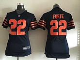 Women Nike Chicago Bears #22 Matt Forte Blue With Orange Game Jerseys,baseball caps,new era cap wholesale,wholesale hats